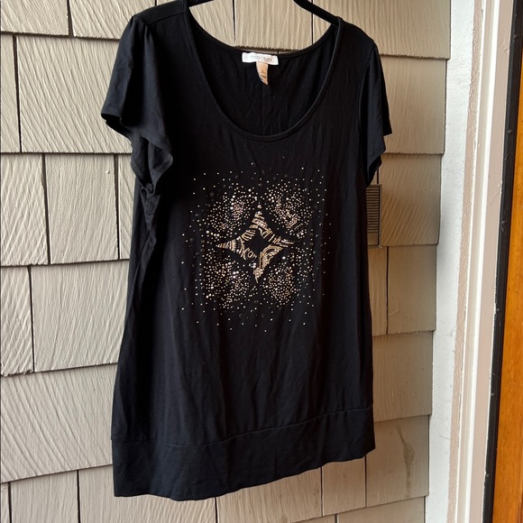 White House Black Market Tops - White‎ House Black Market Black Top size L